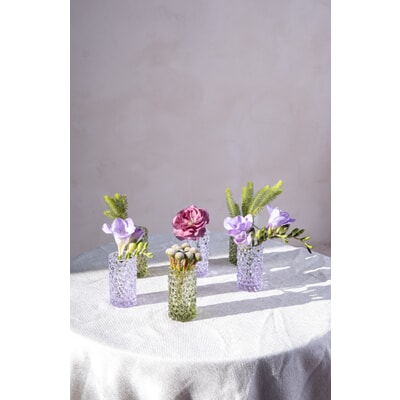Vase Hobnail, Lila
