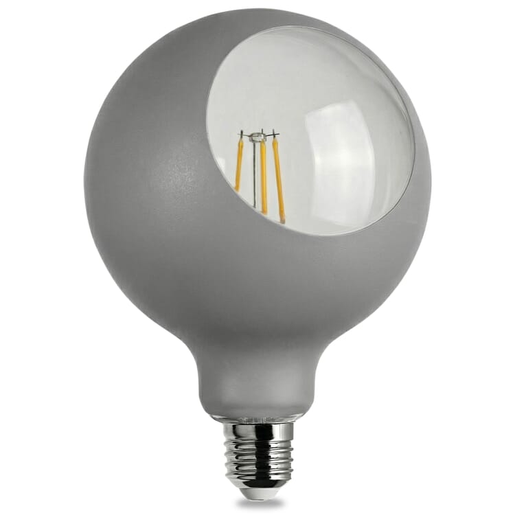 Camo LED globe lamp, Gray - 7W