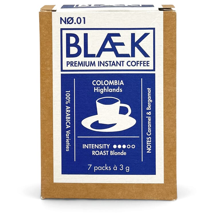 Blæk Instant Coffee, Blonde Roast, Box