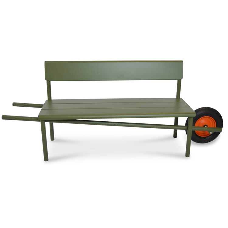 Bank Wheelbench, Olive green RAL 6003