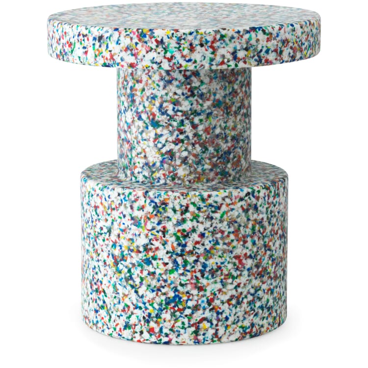 Stool Bit, Terrazzo Colored