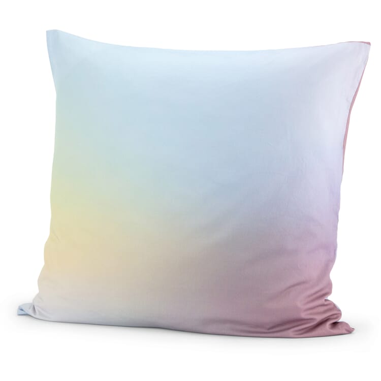 Gradient pillowcase, Yellow-blue-purple