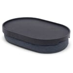 Tablett Curveline Schwarz/Grau