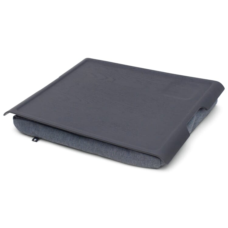 Tablett Laptray, Esche, schwarz