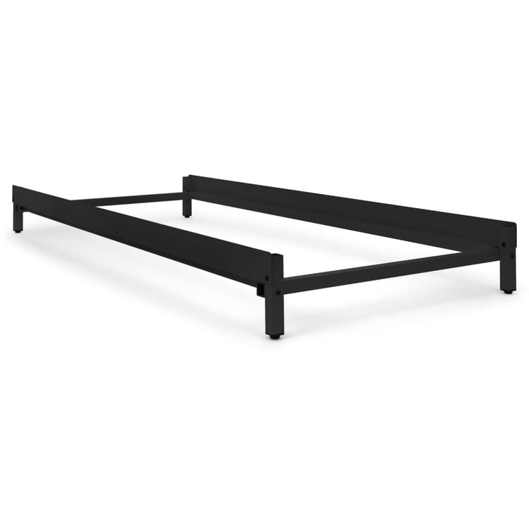 Erik bed, 90 x 200 cm, RAL 7021 Black grey
