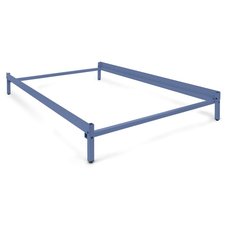 Erik Bed, 140 x 200 cm, RAL 5014 Pigeon blue