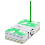 Notizblock Dirty Notes 1KG Grün/Weiß