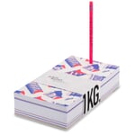 Notizblock Dirty Notes 1KG Blau/Rot