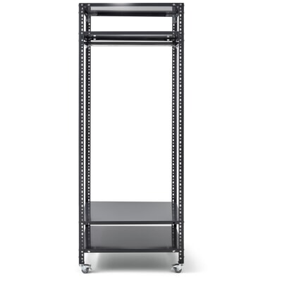 Regalschrank Industrie, RAL 7016 Anthrazitgrau, rollbar