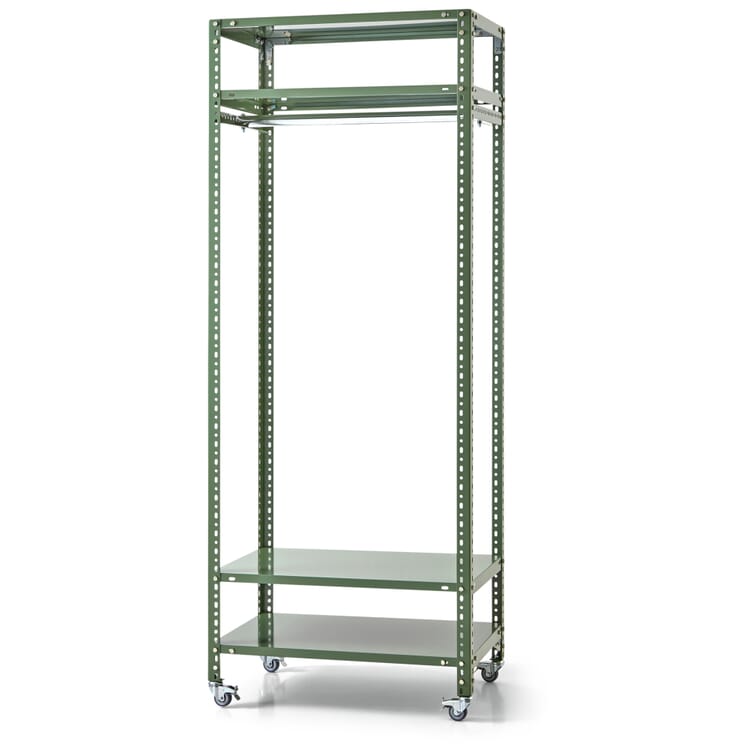 Industrial Shelving Cabinet, RAL 6011 Reseda Green