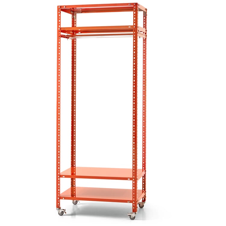 Industrial Shelving Cabinet, RAL 2004 Pure Orange