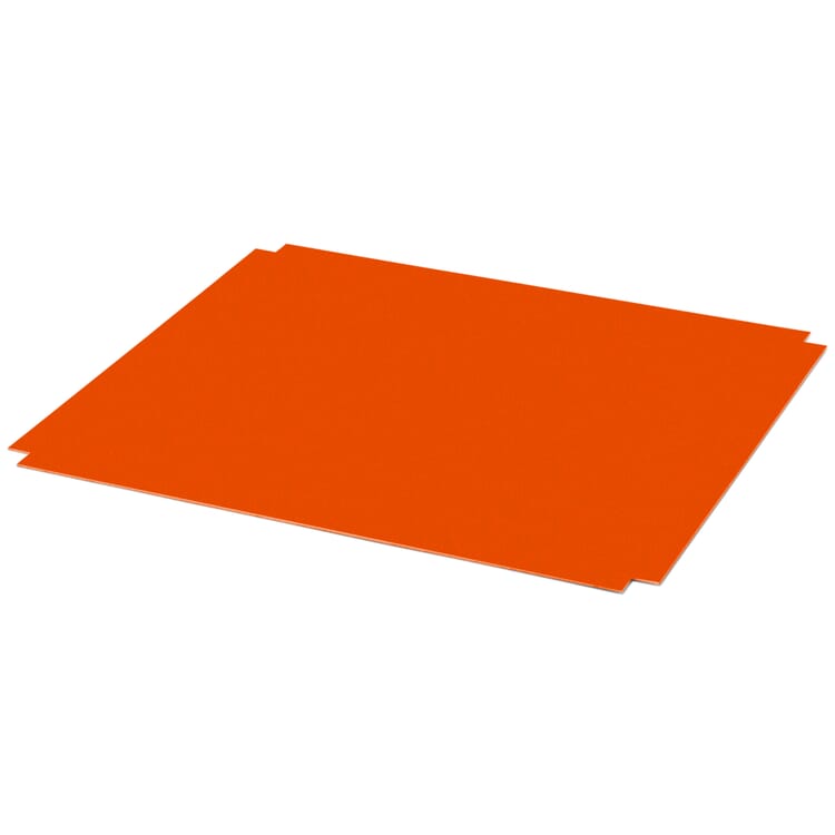 Top Panel for Container DS KLEIN, RAL 2001 Red orange