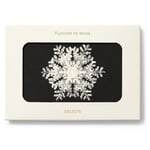 Postkarten-Set Reliefs Schneeflocken