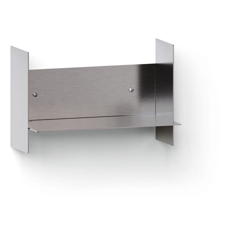 Regal Pli 30, Edelstahl, gebürstet