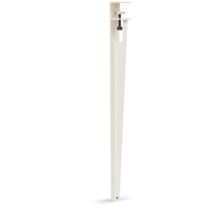 Table Leg TT", Cream White RAL 9001"
