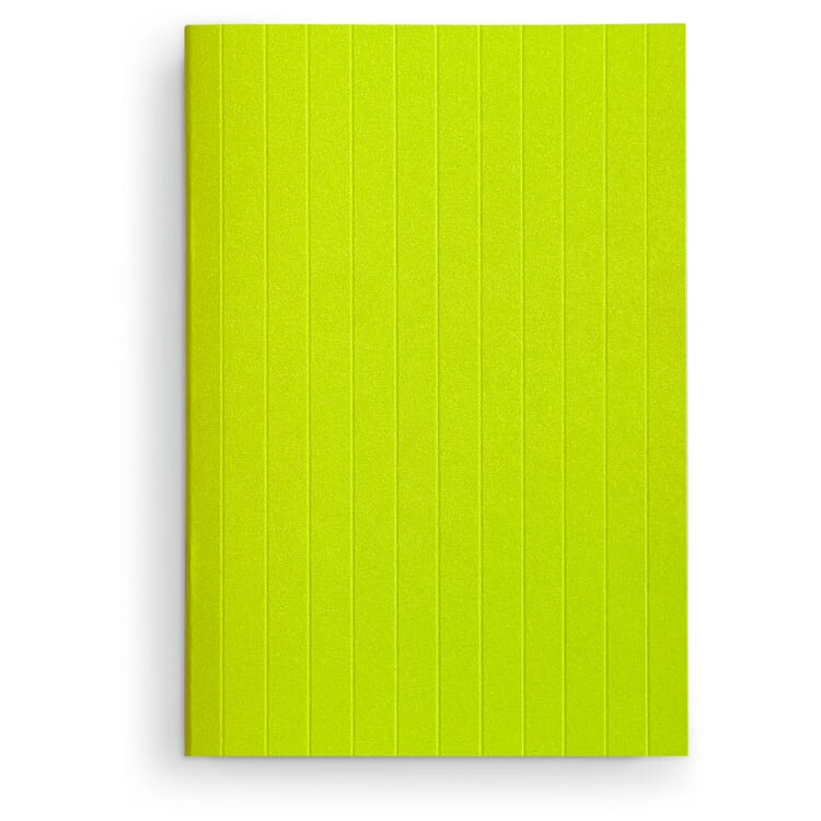 Grid Notebook, Neon yellow