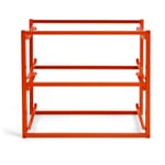 Drawer Shelving Unit Two RAL 2001 Red orange