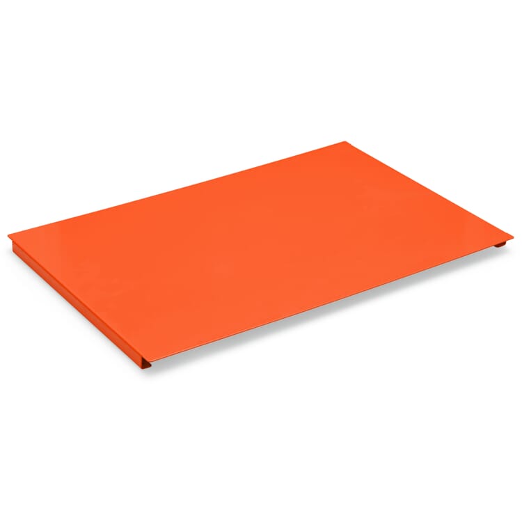 Abdeckboden zu Schubladenregal Stellage zwei, RAL 2001 Rotorange