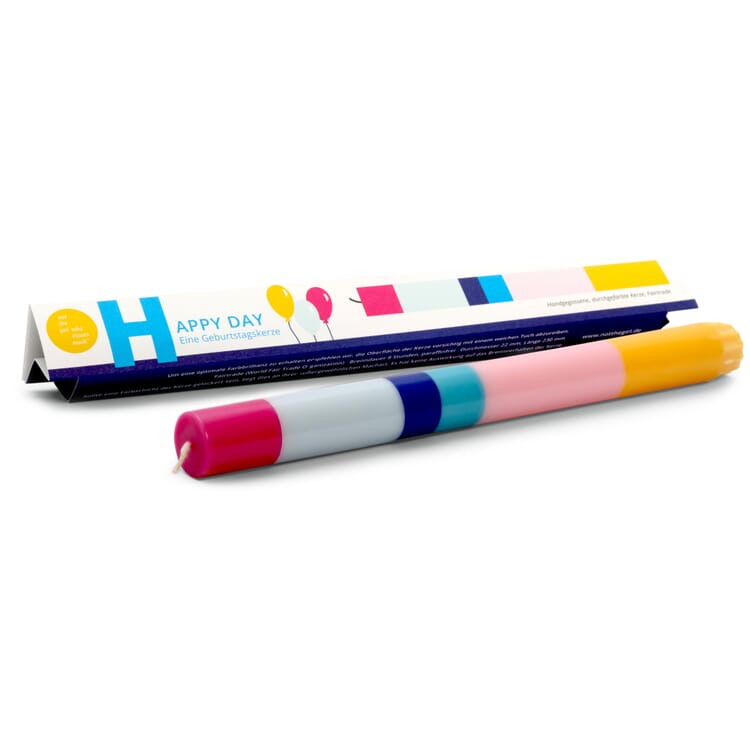 Stabkerze Happy Day