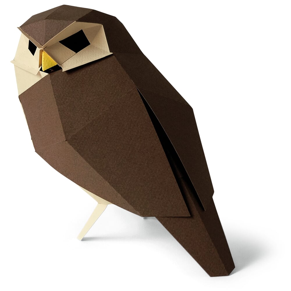 3D Paper Model Birds, Athene Noctua | MAGAZIN