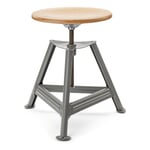 Chemnitz Stool, Height-Adjustable RAL 7024 Graphite grey