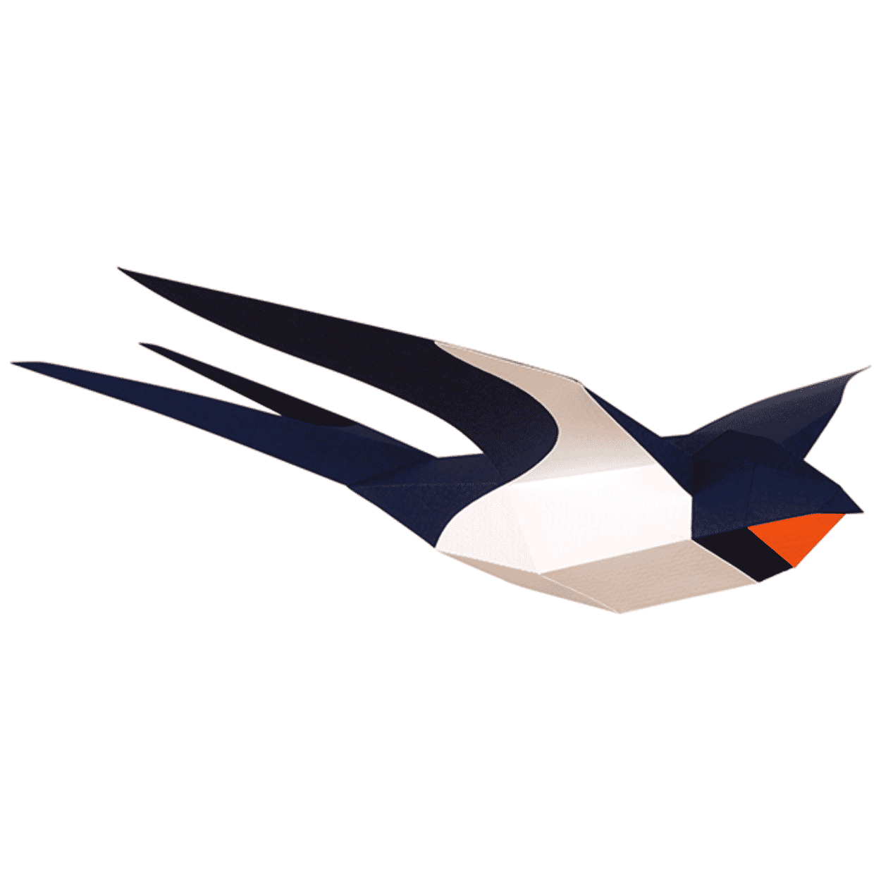 3D PAPIERMODELL VÖGEL
