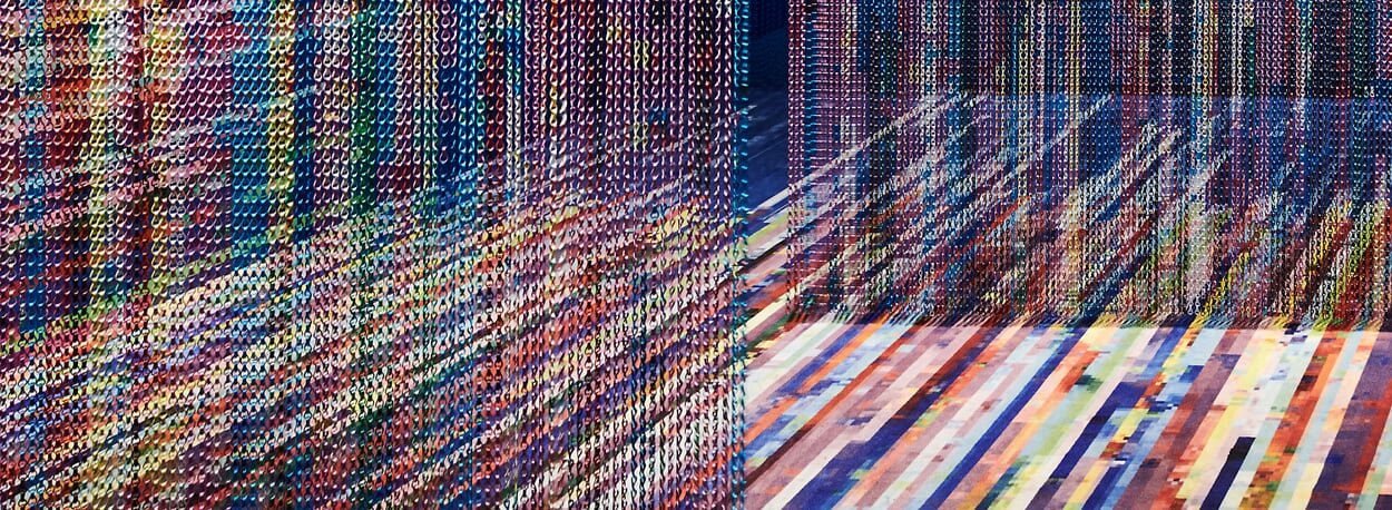 The lighting installation in the Jewish Museum Berlin was realized with the support of mawa