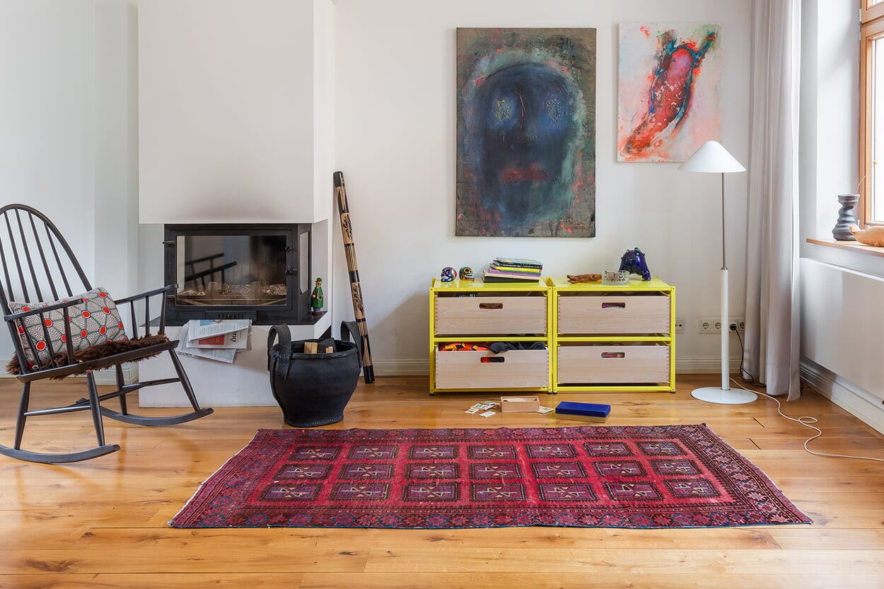 Neu bei MAGAZIN: passgenaue Holzkisten aus Buche als Schubladen für STELLAGE ZWEI