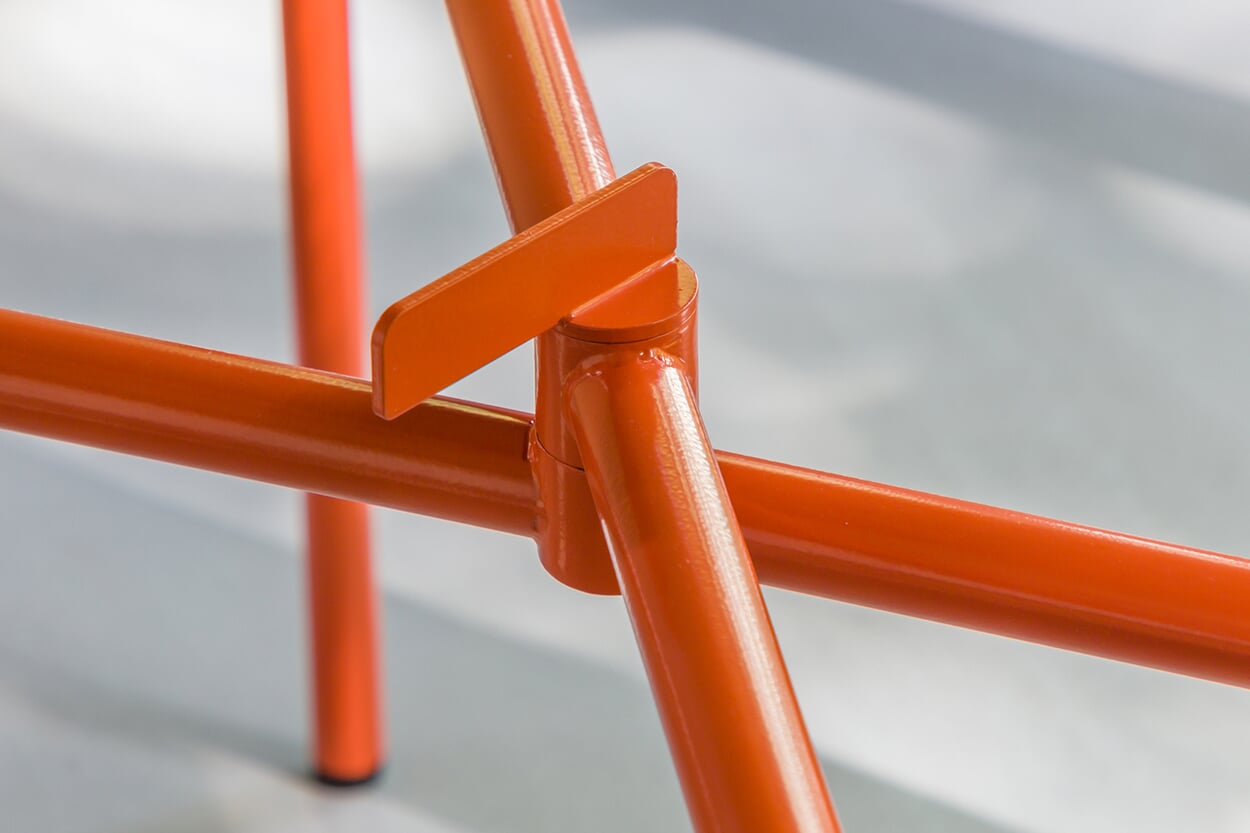 It’s got what it takes: The joint in the frame makes LEVI adjustable