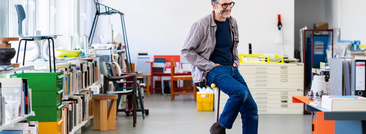 Designer Konstantin Grcic in his Berlin studio
