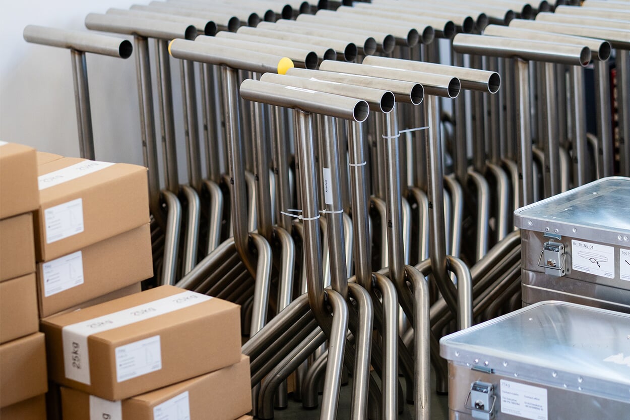 The THING_01 bar stool is the first product from 25kg