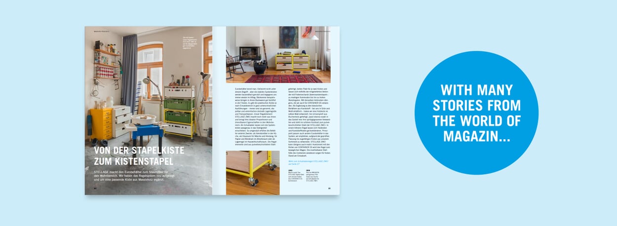 With many stories from the MAGAZIN world