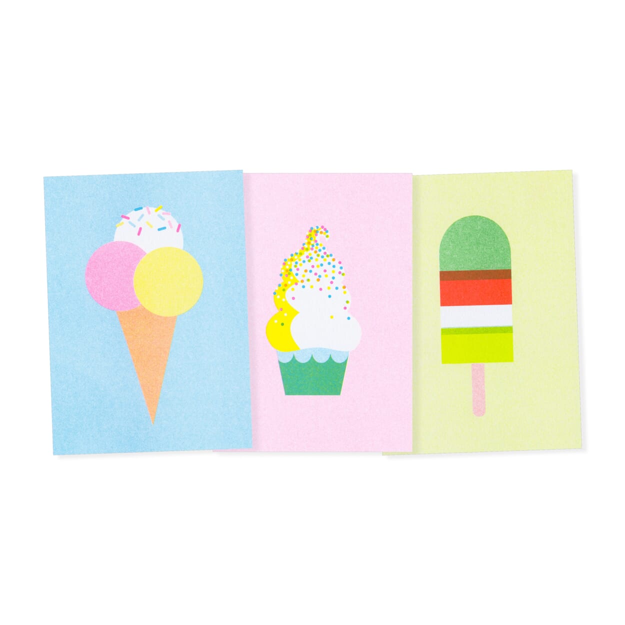 Postcard Set Riso Ice Cream
