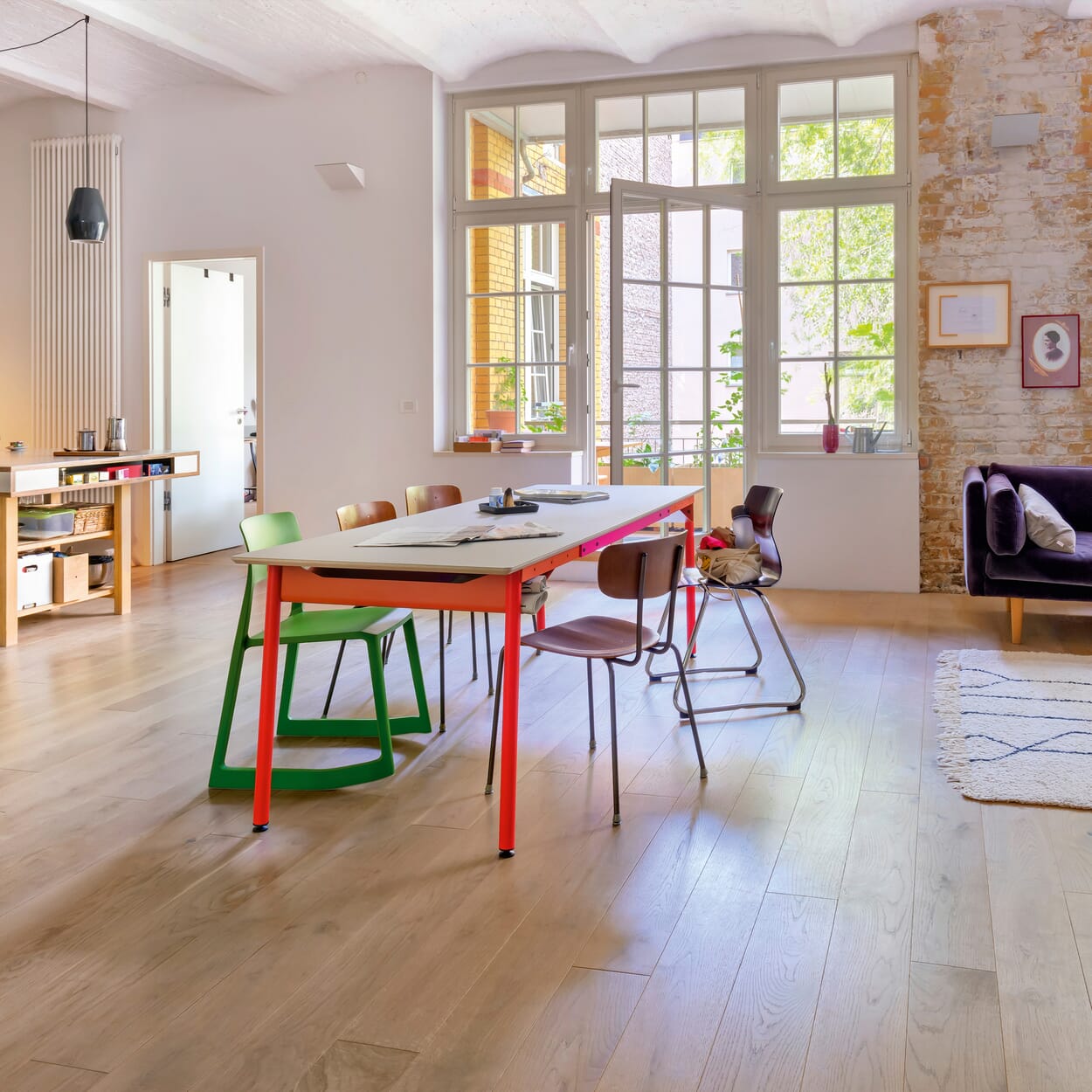 Tischgestell Zehdenicker Holz - 1-farbig