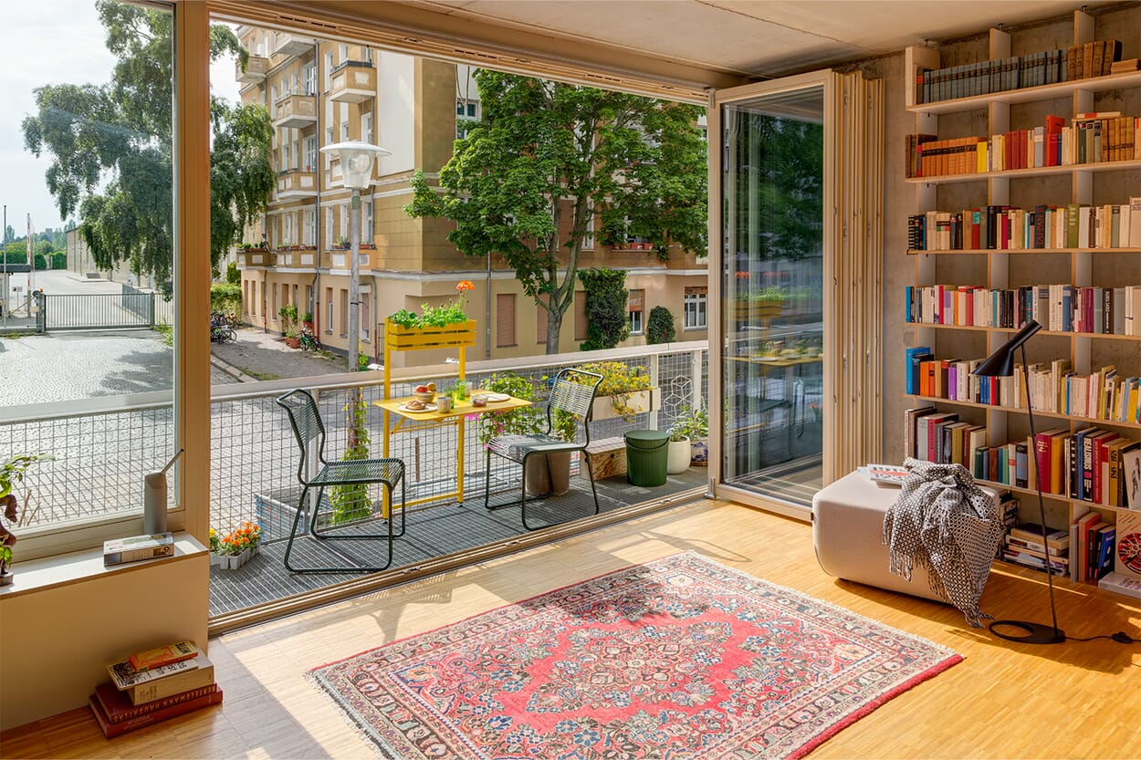 Klein aber Balkon