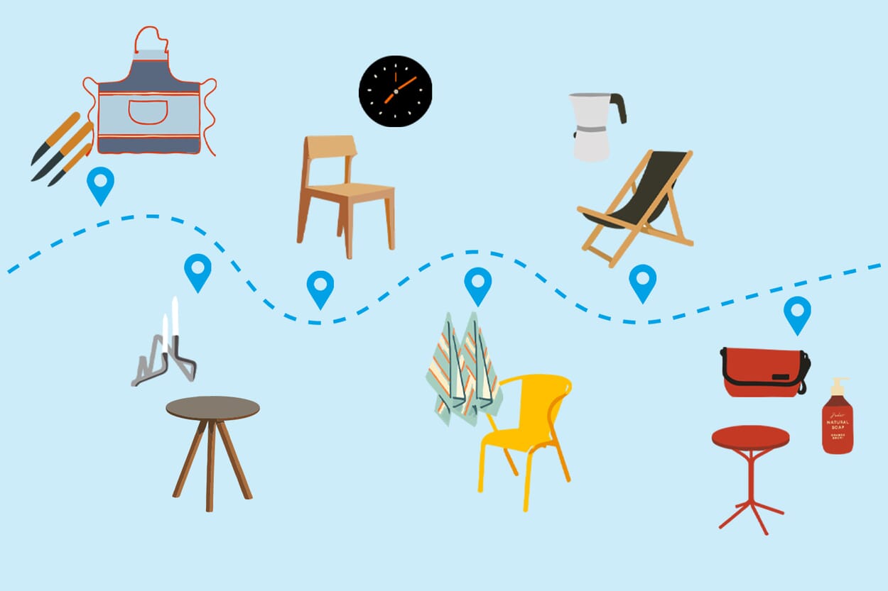 Magazin while traveling