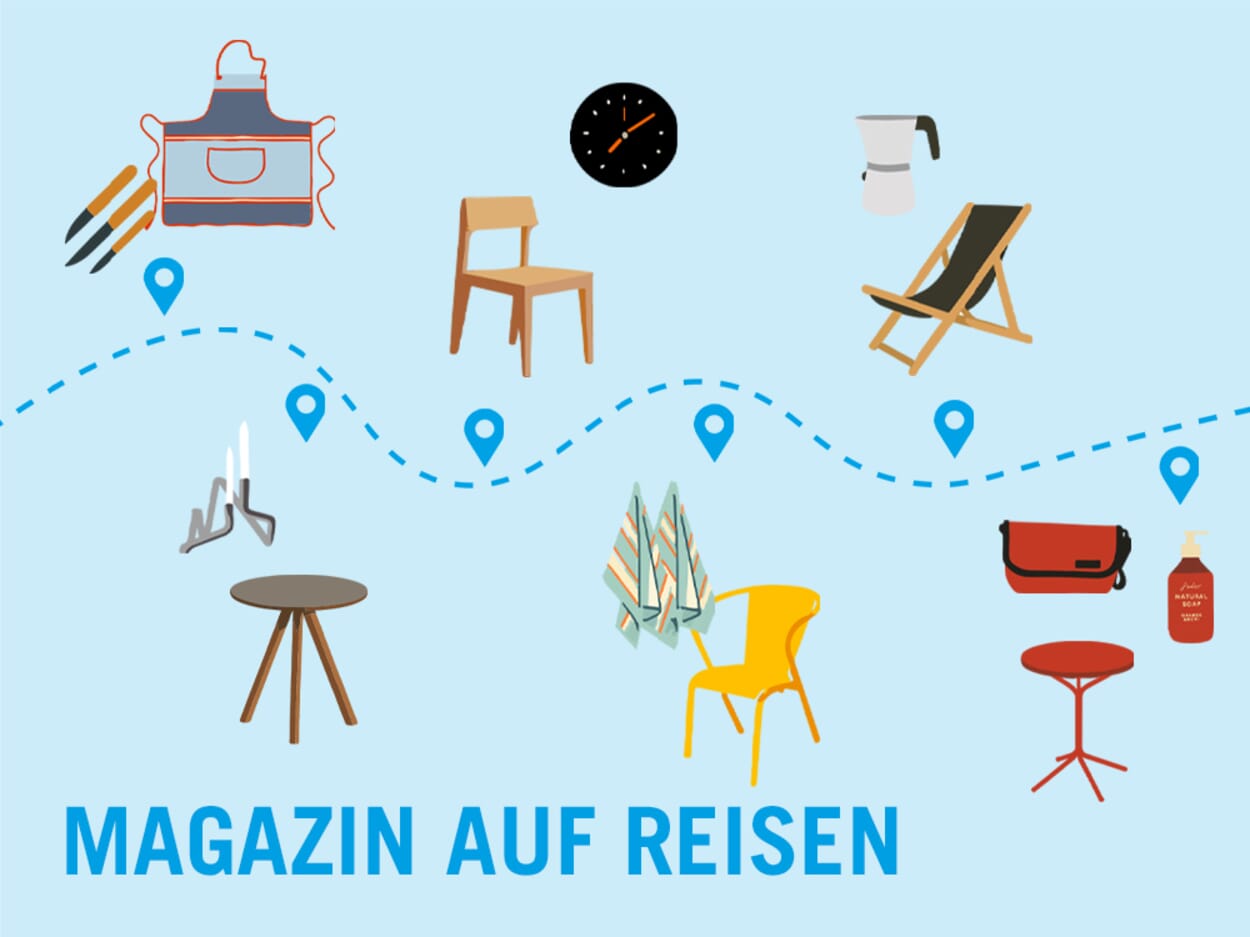 Magazin while traveling