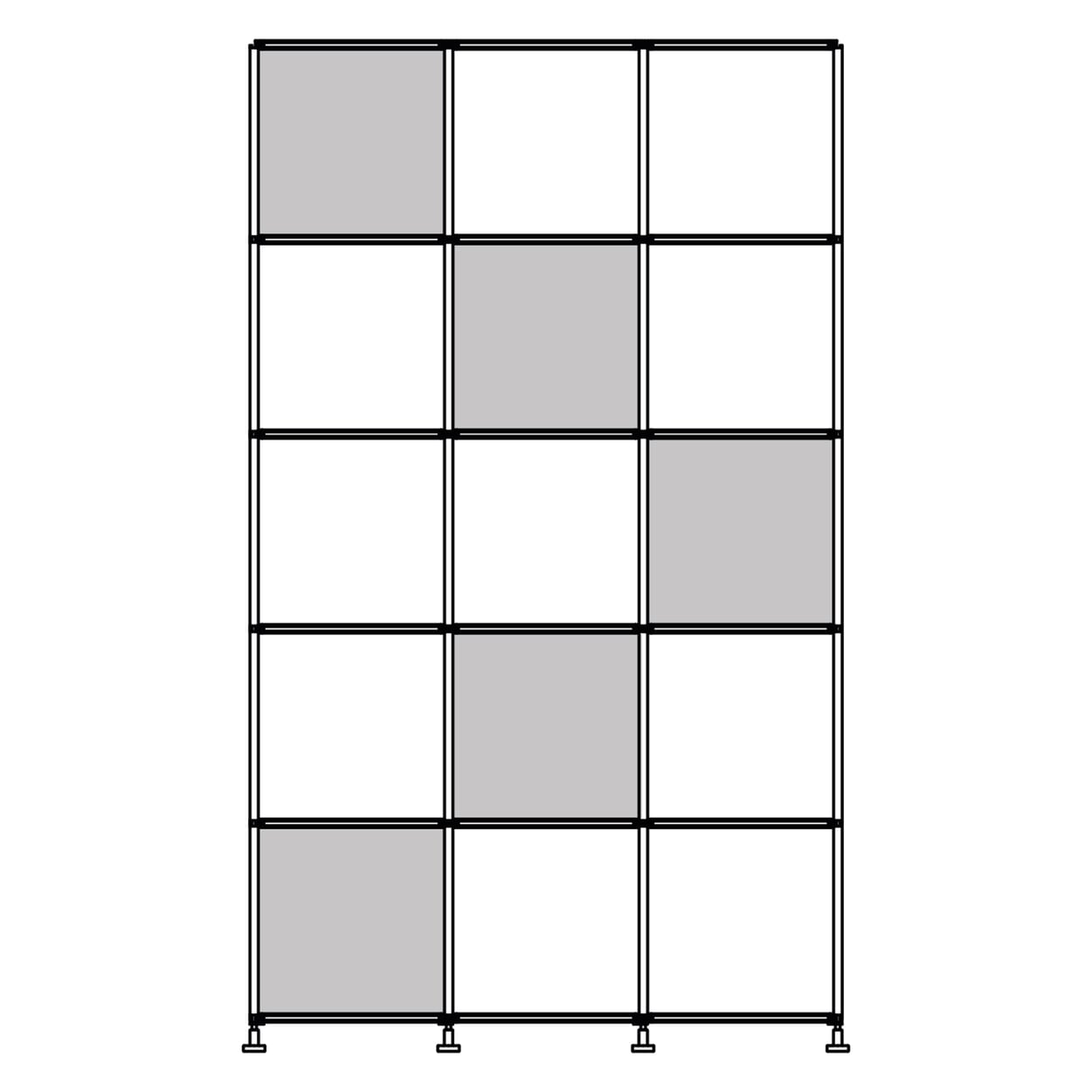 **3x5 (4 BASISFÜSSE)**