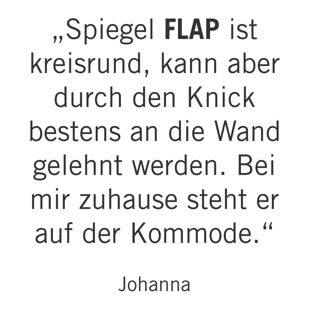 SPIEGEL FLAP