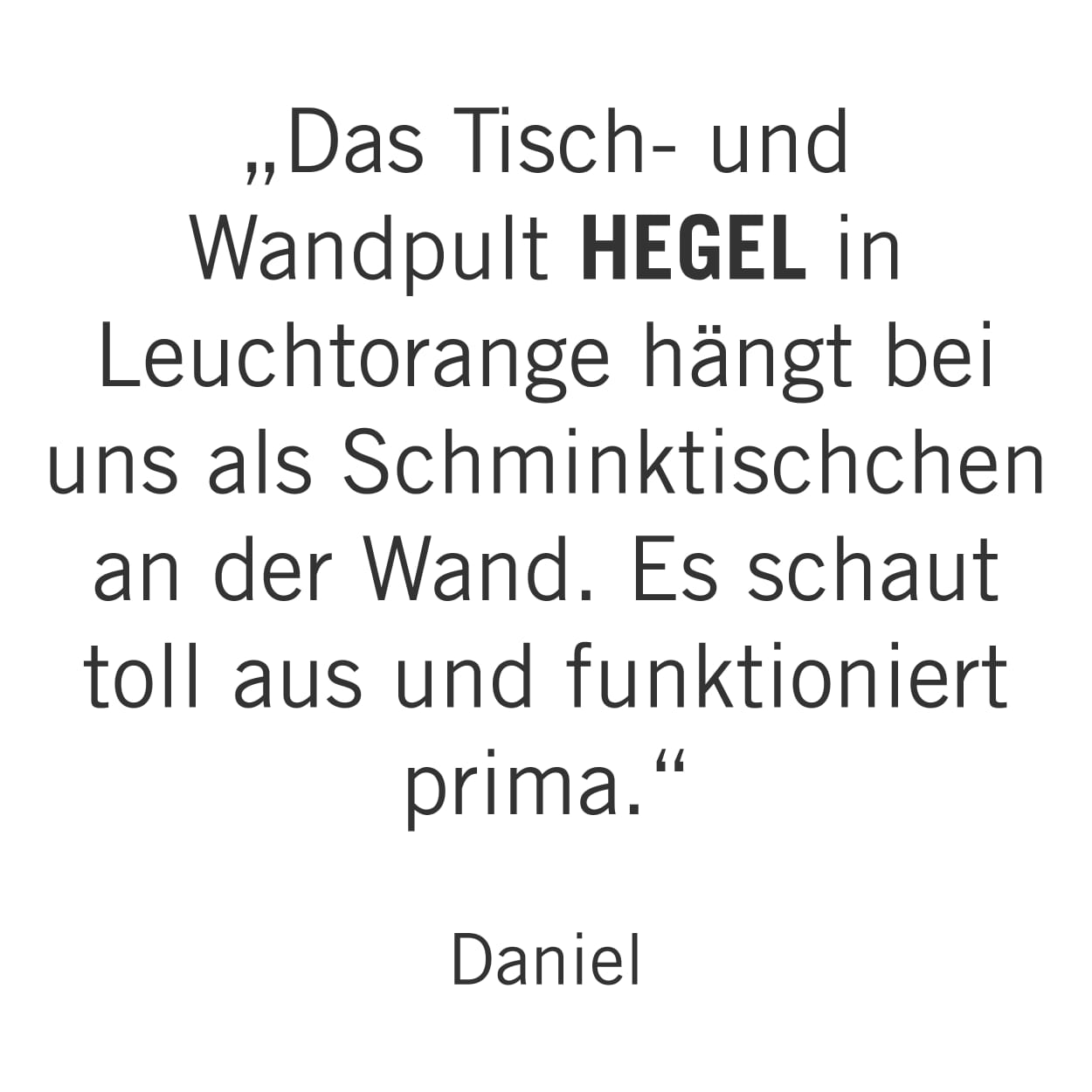 TISCH- UND WANDPULT HEGEL