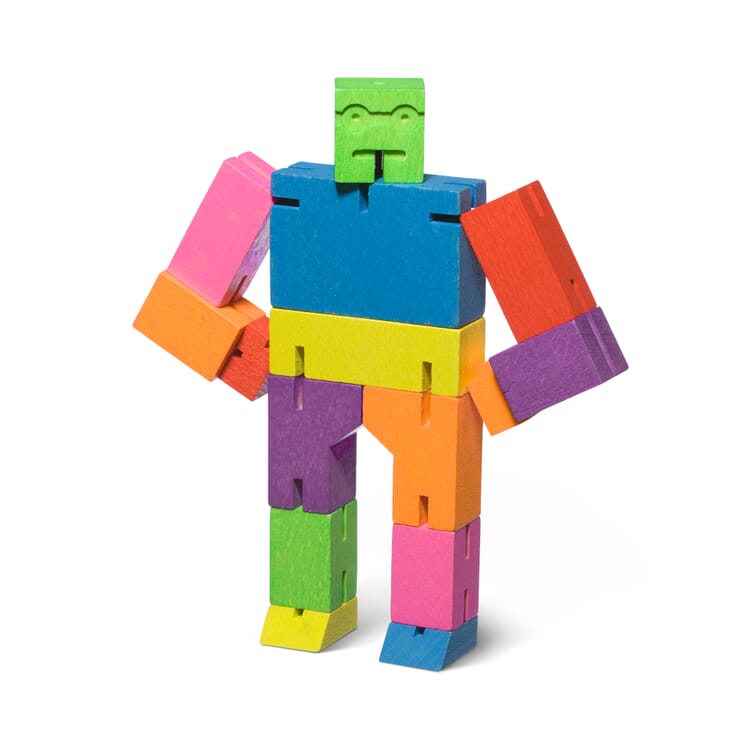 Cubebot Wooden Figure