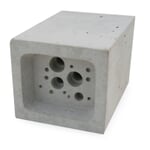 Nesting aid Small Bee Block Light gray