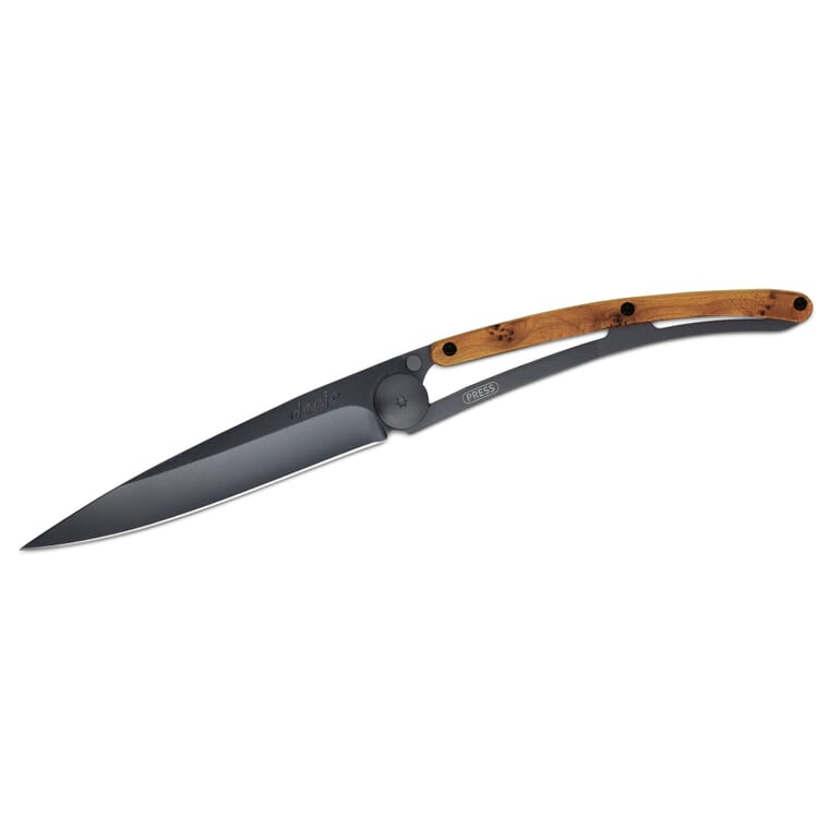 Pocket knife 37g, Stainless steel, black / wood