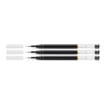 Pen with ruler Pir Replacement refills gel rollerball 0.5 mm Black