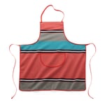 Apron check Coral / Blue