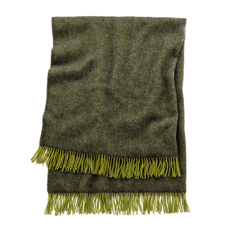Blanket Herringbone, Green