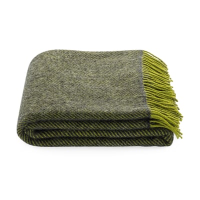 Decke Fischgrät, Grün | MAGAZIN