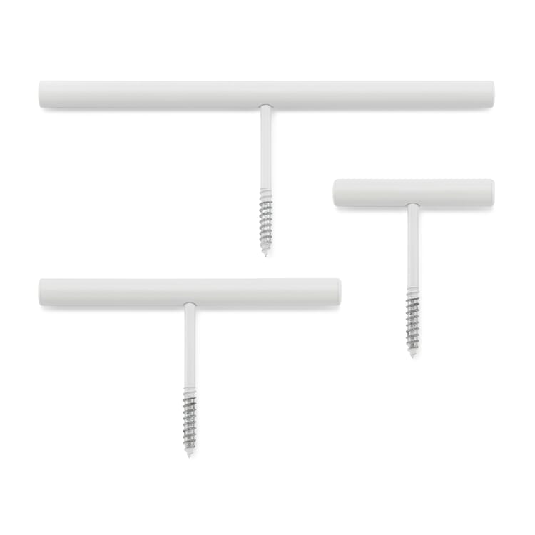 Line Hook Set, RAL 9016 Traffic white