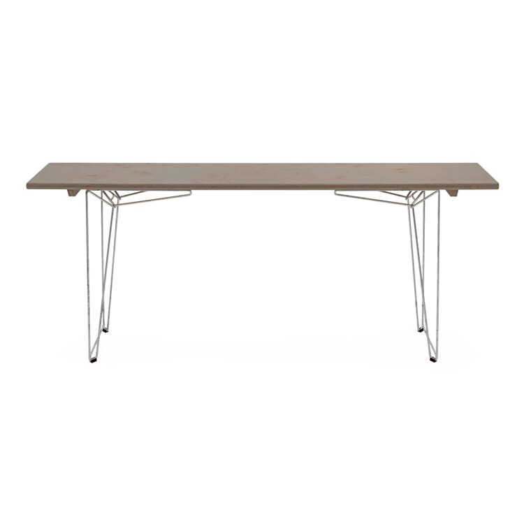 Table and bench BTB top, RAL 7038 Agate grey