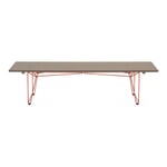 Table and bench BTB frame RAL 2001 Red orange